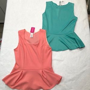 NWT A’gaci Salmon and Jade Dress Shirts